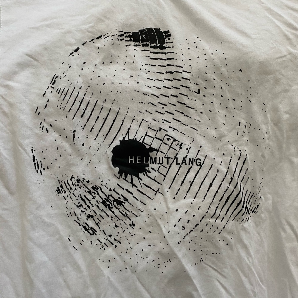 Helmet Lang oversized Graphic T Shirt